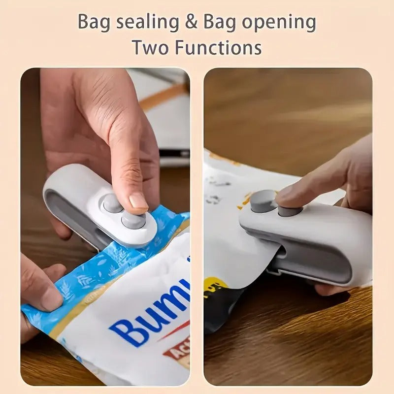 Mini Portable USB Sealer – Seal Your Snacks in Seconds!