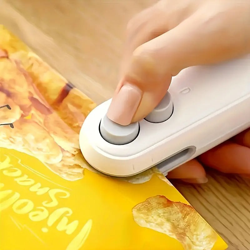 Mini Portable USB Sealer – Seal Your Snacks in Seconds!