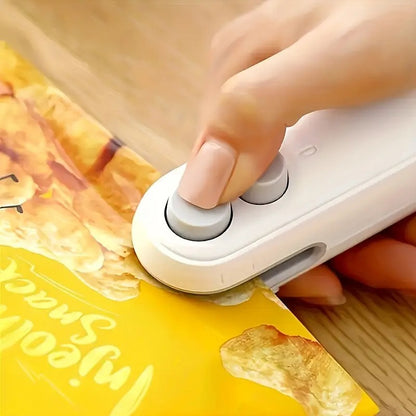 Mini Portable USB Sealer – Seal Your Snacks in Seconds!