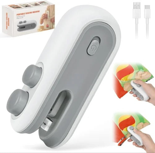 Mini Portable USB Sealer – Seal Your Snacks in Seconds!